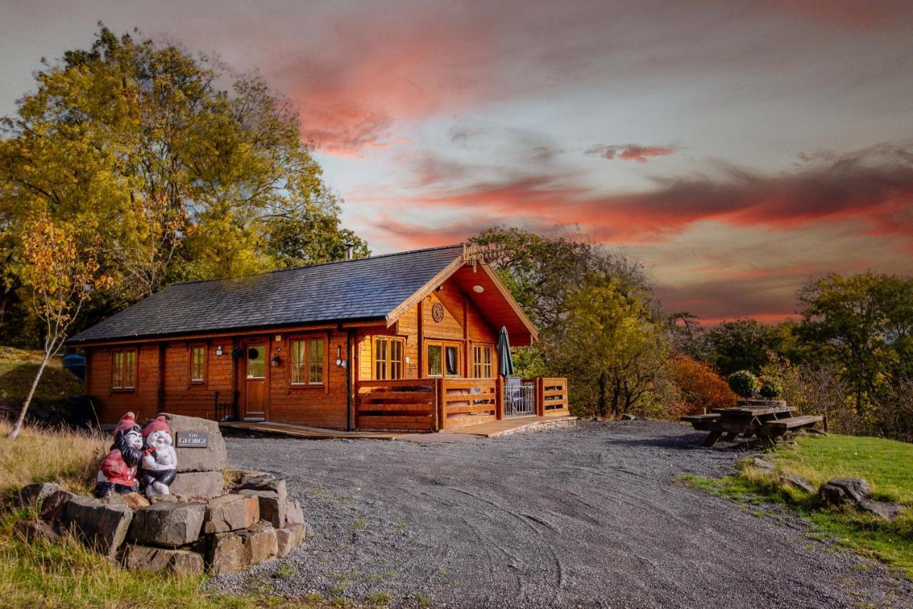George Cabin - Log Cabin In Wales With Hot Tub Newtown (Powys) Exterior foto