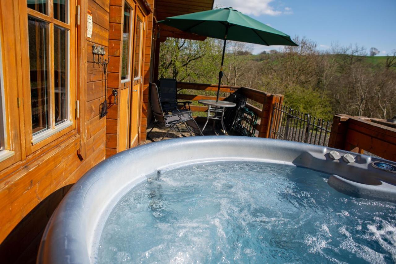 George Cabin - Log Cabin In Wales With Hot Tub Newtown (Powys) Exterior foto